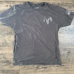 Buck Wear- Charcoal Grey T Shirt- Size Large
